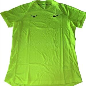 Nike Court Tennis Rafa Nadal Dri-Fit Challenger FD5409-702 Volt Yellow Medium
